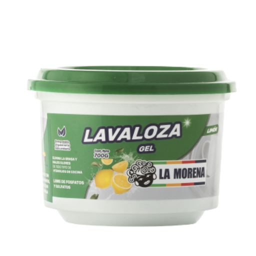 [054544] Lava Loza En Gel La Morena Limón 700Gr