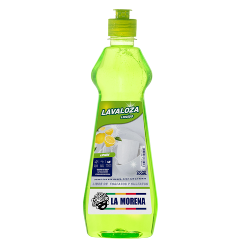 [054545] Lava Loza Líquido Limón La Morena 500Ml