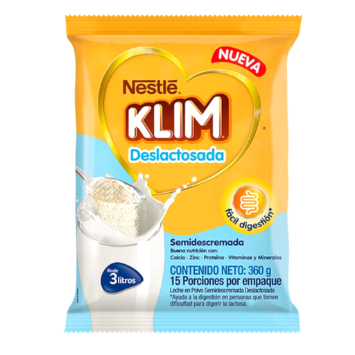 [054553] Alimento Lácteo Klim Deslactosado 360Gr