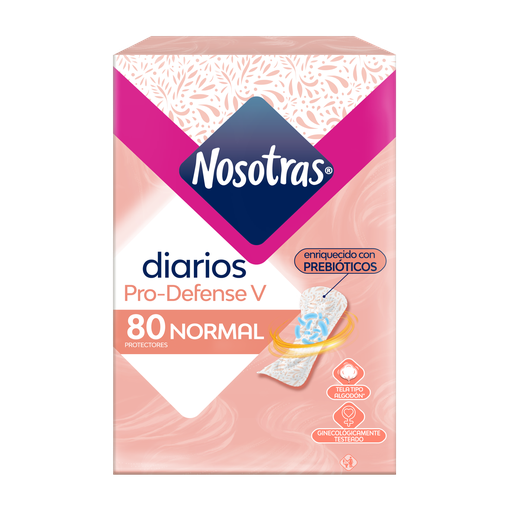 [054563] Protectores Nosotras Diarios Pro Defense V Normal 80 Unidades