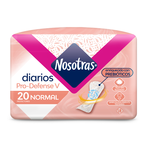 [054564] Protectores Nosotras Diarios Pro Defense V Normal 20 Unidades