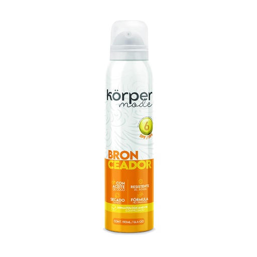 [054610] Bronceador Korper Mode Spf6 En Aerosol 190Ml