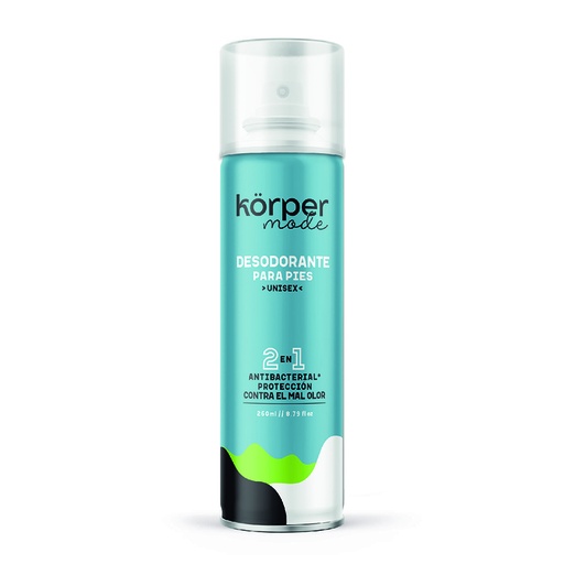 [054612] Desodorante Para Pies Unisex Korper Mode 2 En Uno 260Ml