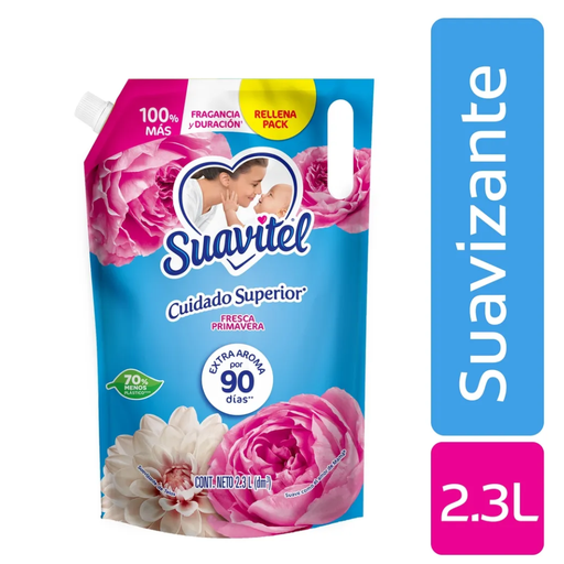 [054627] Suavitel Cuidado Superior Frescura Primaveral  Doypak 2300Ml