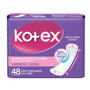 Protectores Kotex Extra Protección Largos 48 Unidades