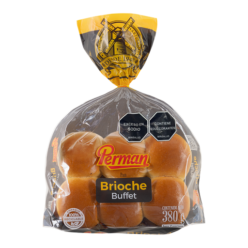 [054650] Pan Brioche Buffet Perman 380Gr