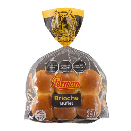 [054650] Pan Brioche Buffet Perman 380Gr