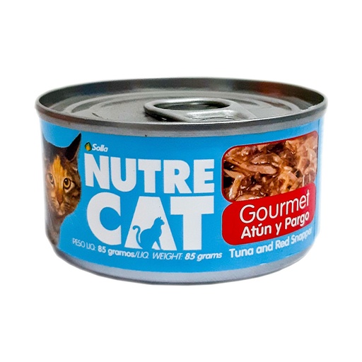 [042010] Nutrecat Gourmet Atún Y Pargo 85 Gr