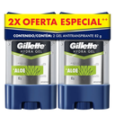 Desodorante Gillette Hidra Gel Aloe 82Gr 2 Unidades Super Ahorro