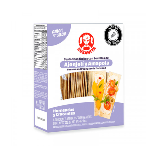 [054676] Tostaditas  Susanita Frutos Ajojoli Y Amapola 120Gr
