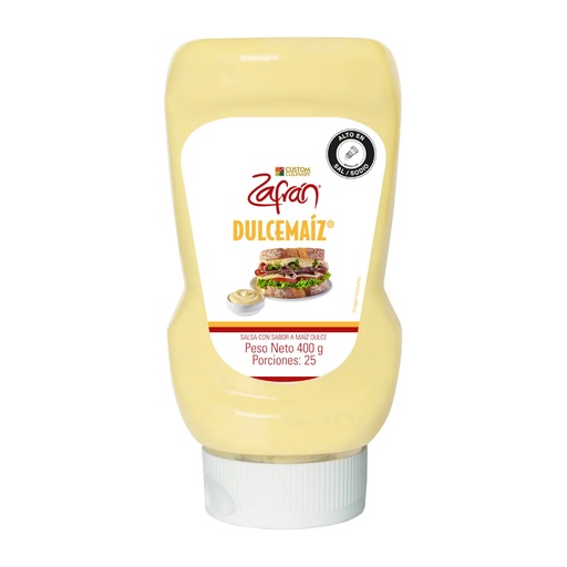 [054680] Salsa Dulcemaíz Zafran Pet  400Gr