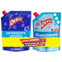 Detergente Líquido Dersa 2000Ml + Suavizante 1500Ml Super Ahorro