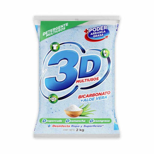 [054731] Detergente En Polvo 3D Multiusos 2000Gr