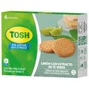 Galletas Tosh Limón Con Extracto De Té Verde 6 Unidades 144Gr