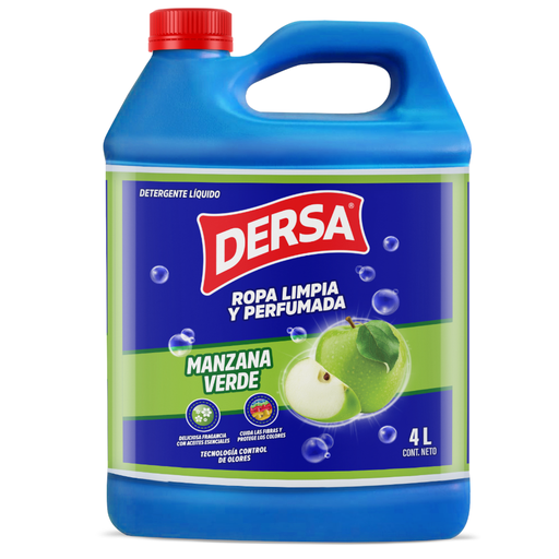 [054741] Detergente Líquido Dersa Manzana Verde 4000Ml