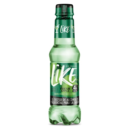 [054744] Bebida Like Sabor A Vodka Y Manzana Verde 300Ml