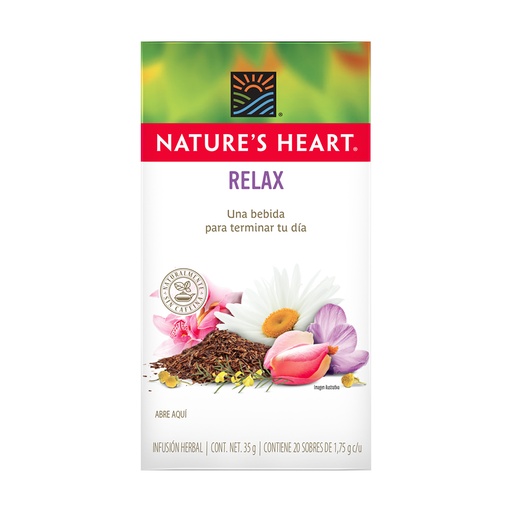[054800] Infusión Herbal Relax Nature's Heart  20 Sobres 35Gr