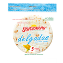 Arepa Maíz Blanco Sonsoneña Delgada 5 Unidades 450Gr