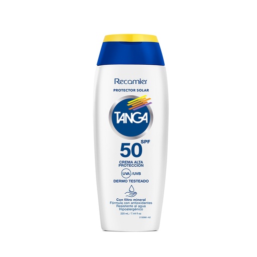 [054827] Protector Solar Tanga Spf 50 Crema 220Ml