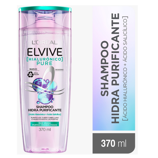 [054845] Shampoo Elvive Hidra Purificante 370Ml