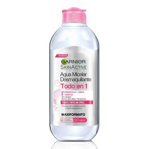 [054874] Agua Micelar Garnier Todo En 1 400Ml