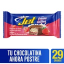 Chocolatina Jet Fresas Con Relleno Sabor  Fresas Con Crema  29Gr
