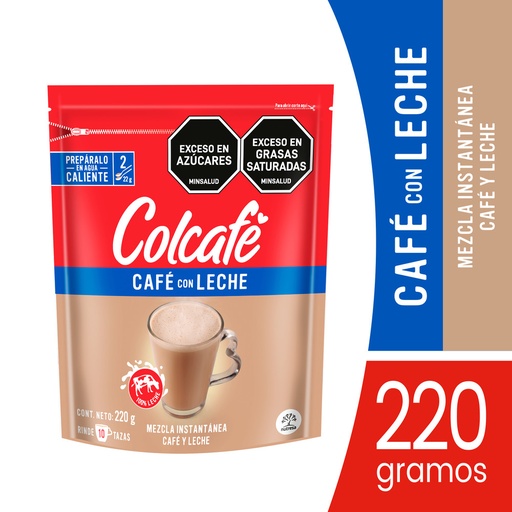 [054890] Colcafé Café Con Leche Instantáneo Doypak 220Gr