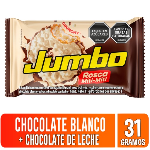 [054892] Chocolatina Jumbo Rosca Miti Miti 31Gr