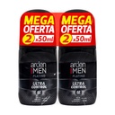 Desodorante Arden For Men Platino Rollon 50Ml 2 Unidades Mega Oferta