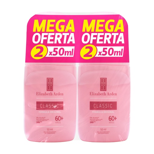[054903] Desodorante Elizabeth Arden Classic Roll-on 50Ml 2 Unidades Precio Especial