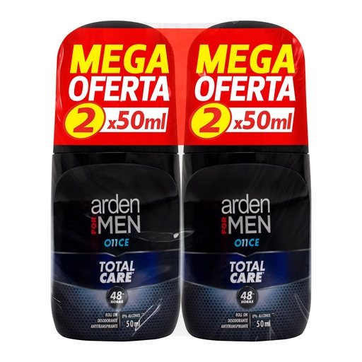 [054904] Desodorante Arden For Men Once Rollon 50Ml 2 Unidades Precio Especial