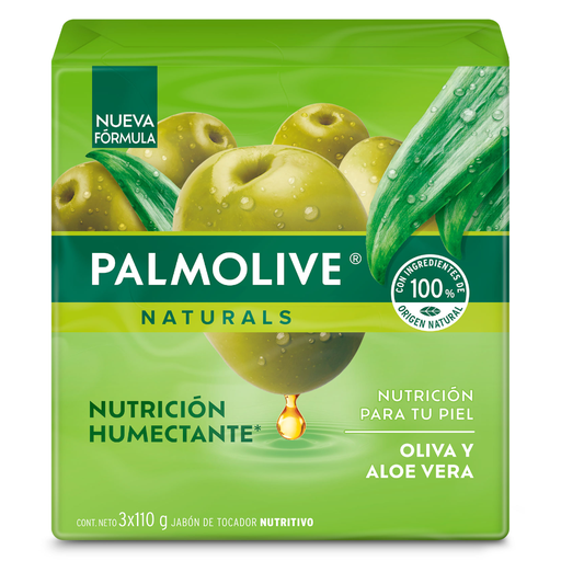 [054915] Jabón Palmolive Oliva Y Aloe Vera 3 Unidades 330Gr