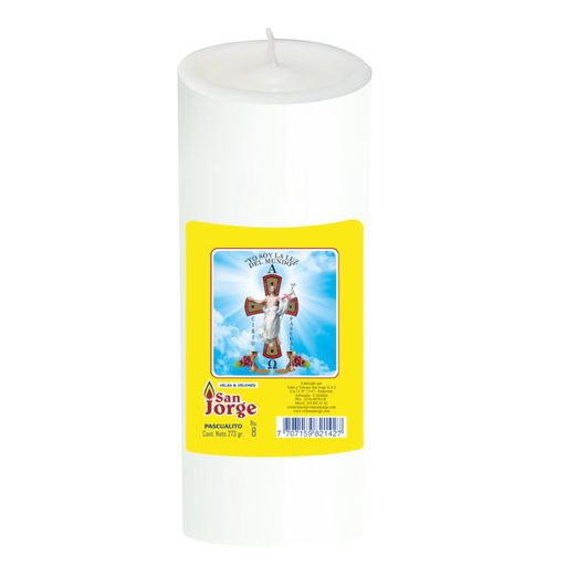 [054922] Velón Blanco #8 San Jorge  273Gr
