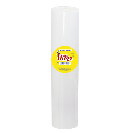 [054925] Velón Blanco #16 San Jorge 775Gr