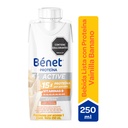 Bebida Lista Bénet Active Con Proteína Sabor Vainilla Banano Tetrapak 250Ml