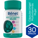 Capsulas Blandas Multivitaminas Mujer Unigel Bénet  Frasco 30 Unidades