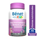 Gomas Bénet Kids Multivitaminas + Minerales Sin Azúcar Añadido 45 Gomas 150Gr