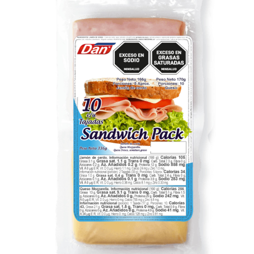 [054947] Combo Dan Sandwich Pack  336Gr