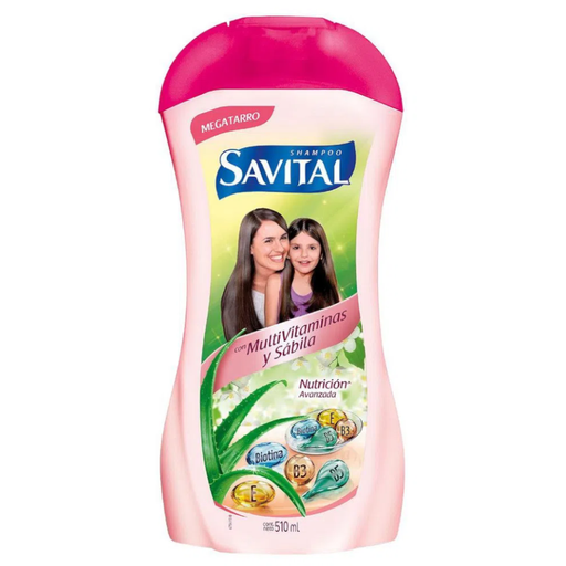 [054953] Shampoo Savital Multivitaminas Y Sábila 510Ml