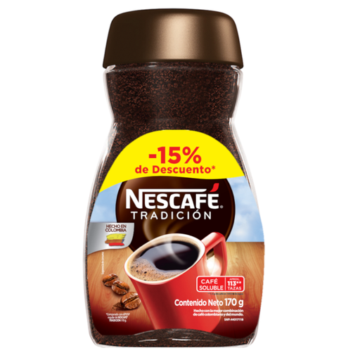 [055020] Nescafé Tradición 170Gr Ahorre 15% 