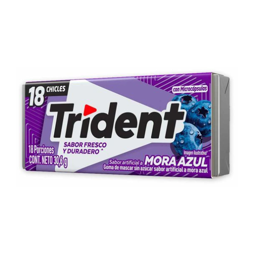 [054952] Trident  Mora Azul18 Unidades 30.6Gr