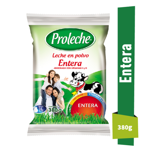 [003573] Leche Polvo Proleche Entera 380Gr