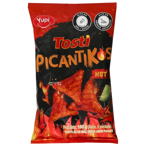 [054982] Tosti Picantikos Hot Yupi 160Gr