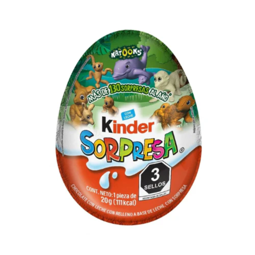 [002159] Huevo Kinder Joy Sorpresa Natoons 20Gr