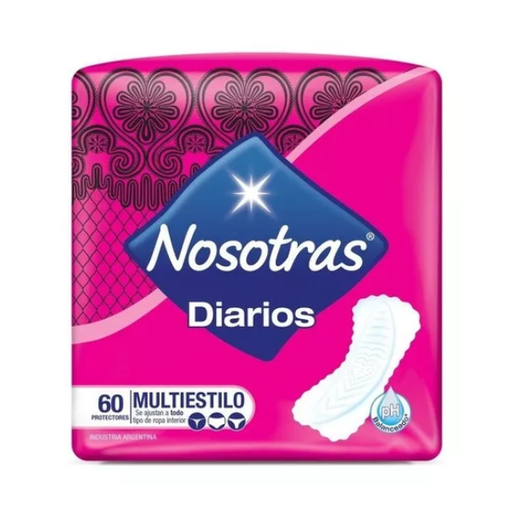 [012700] Protectores Nosotras Multiestilo 60 Unidades