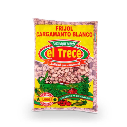[016378] Frijol Cargamanto Blanco El Trece 1000Gr