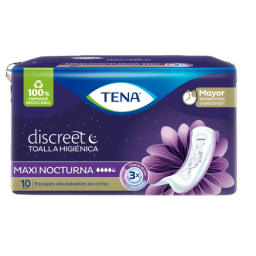 [054970] Tena Discreet Maxi Nocturna 10 Unidades