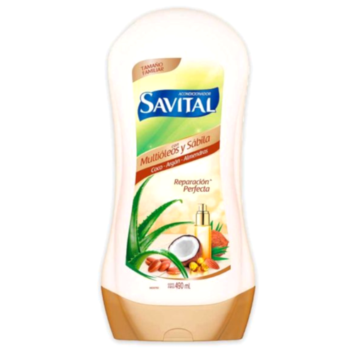[054958] Acondicionador Savital Multioleos Y Sabila 490Ml