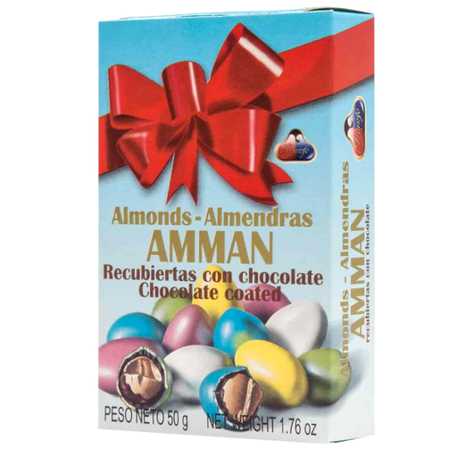 [054968] Almendras Amman Triunfo Recubiertas Con Chocolate 50Gr