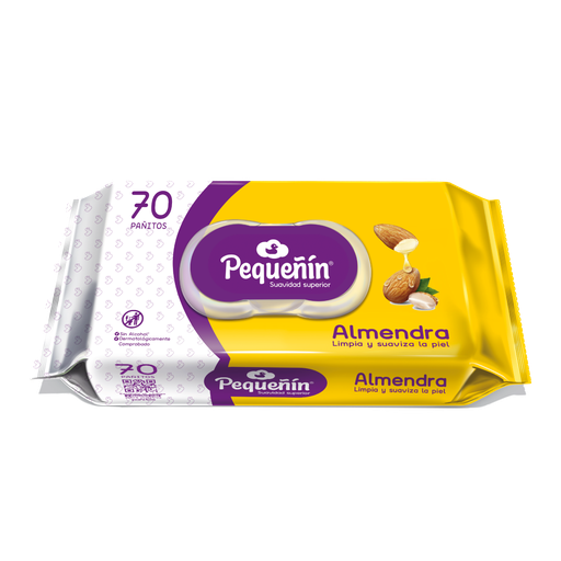 [054993] Pañitos Húmedos Pequeñín Almendra 70 Unidades